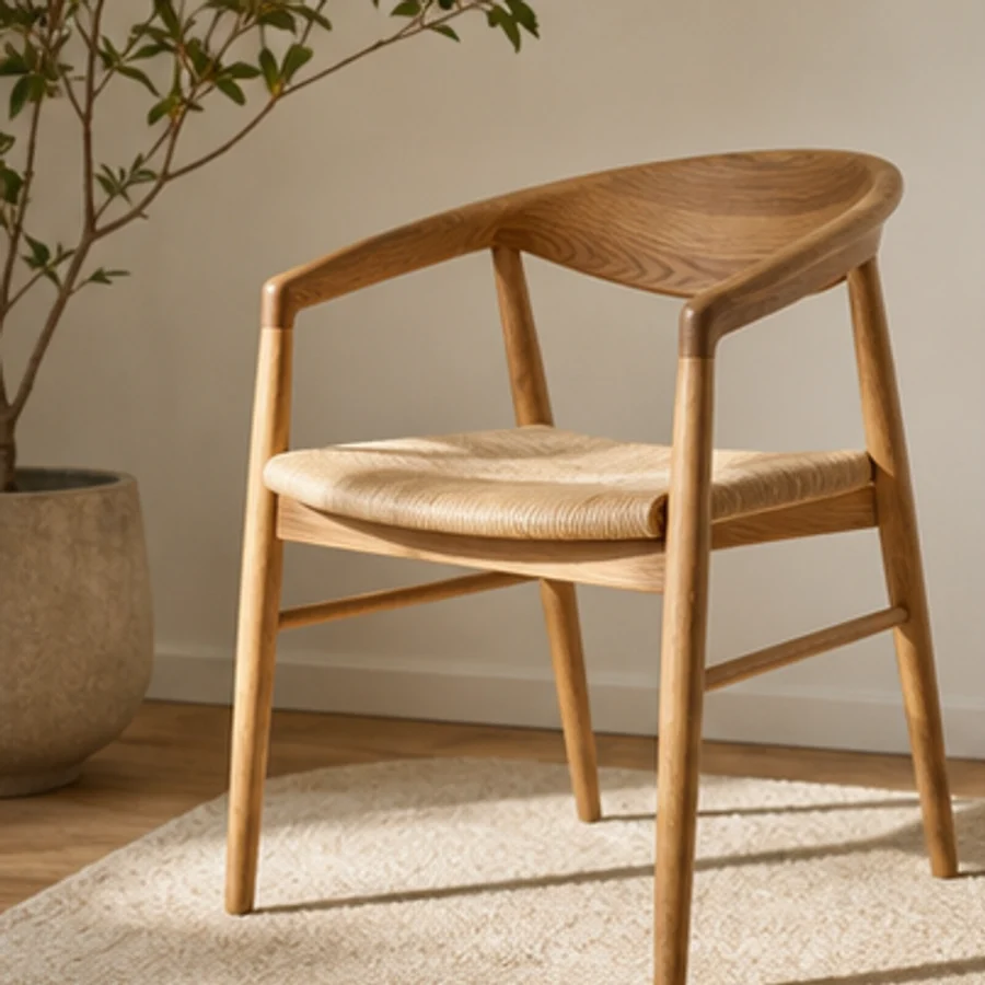 Oak dining chair პროდუქტის სურათი